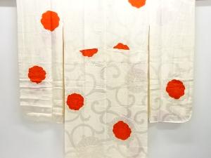 絞り花模様単衣振袖用長襦袢